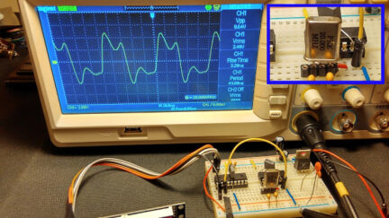 100MHz frequency counter with PIC16F628A – LED Display