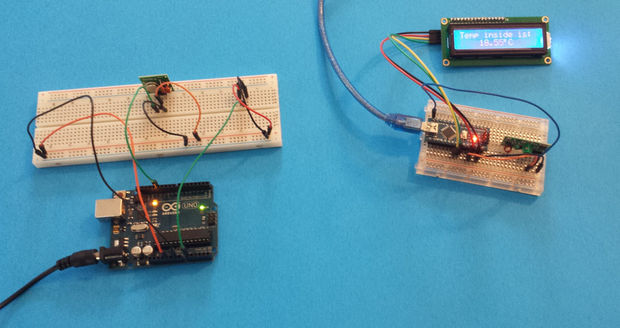 Arduino weather station with RF433 MHz modules