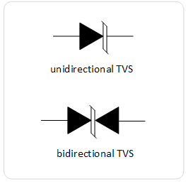 TVS Diodes 10 pieces Transient Voltage Suppressors 230V 50uA Bidirect 