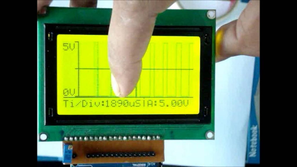 DIY Oscilloscope using Arduino and Graphic LCD