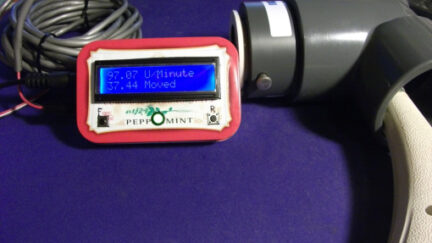 Arduino Display for Liquid Flow Sensors