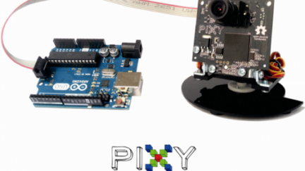 Pixy camera: detect the colour of the objects and track their position