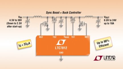 Single Regulator contains buck and boost controllers