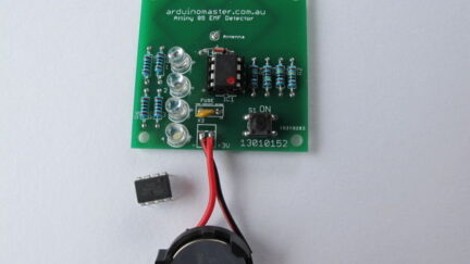 ATtiny 85 EMF detector