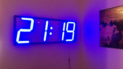 Arduino LED Wall clock using WS2811
