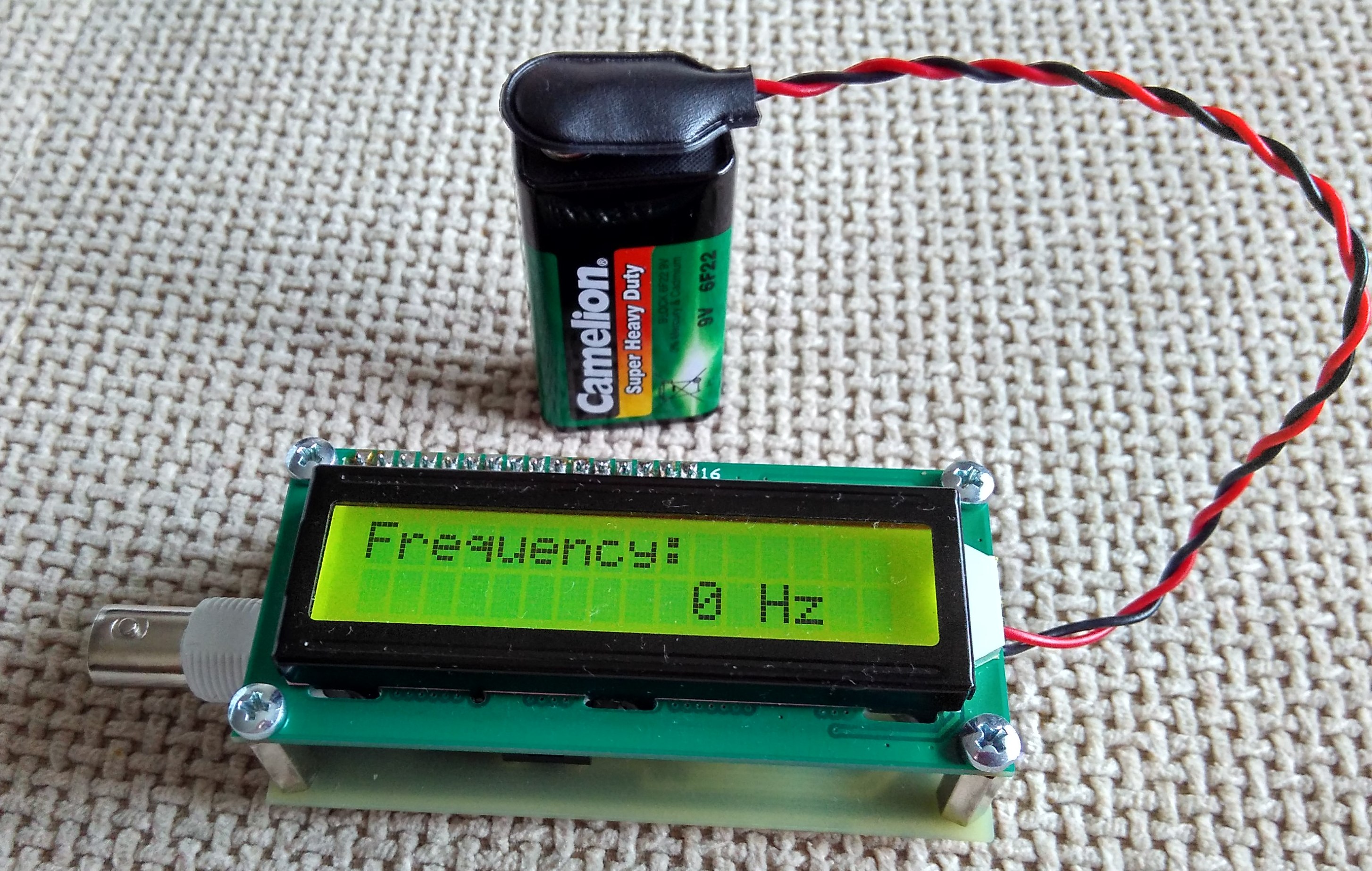 0Hz to 50Mhz Frequency Counter Module Kit LCD display Automatic Ranges
