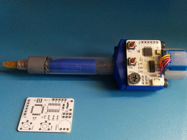 Arduino Motorized SMT Solder Paste Dispenser Arduino Motorized SMT Solder Paste Dispenser