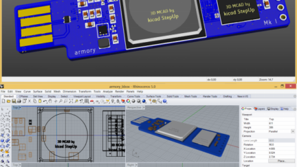Kicad StepUp – export kicad 3D board