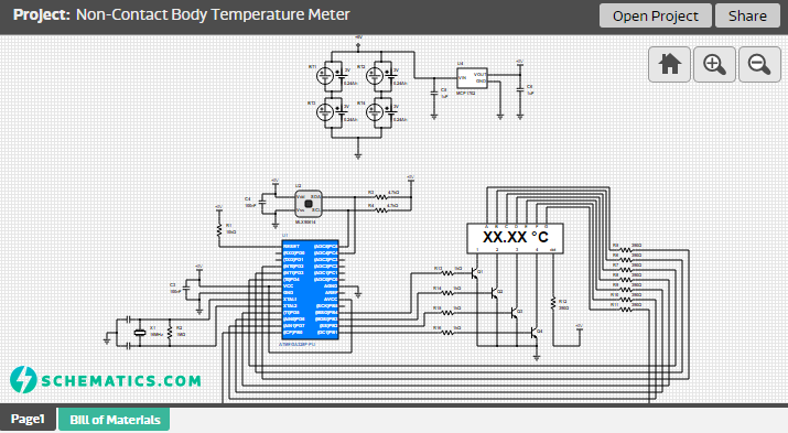 Non-Contact Body Temperature Meter