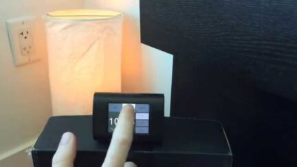 ESP8266-based touchscreen clock and light controller with WiFi