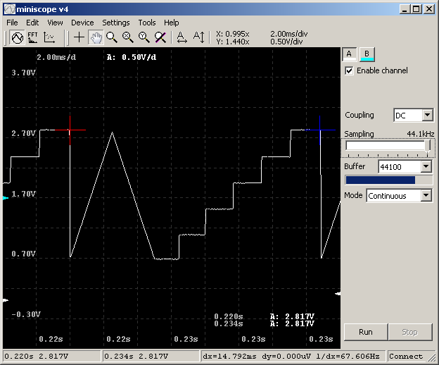 Choosing $1 sound card for DC-capable low speed oscilloscope