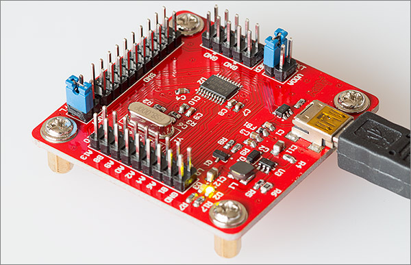 A development board for the STM32F042