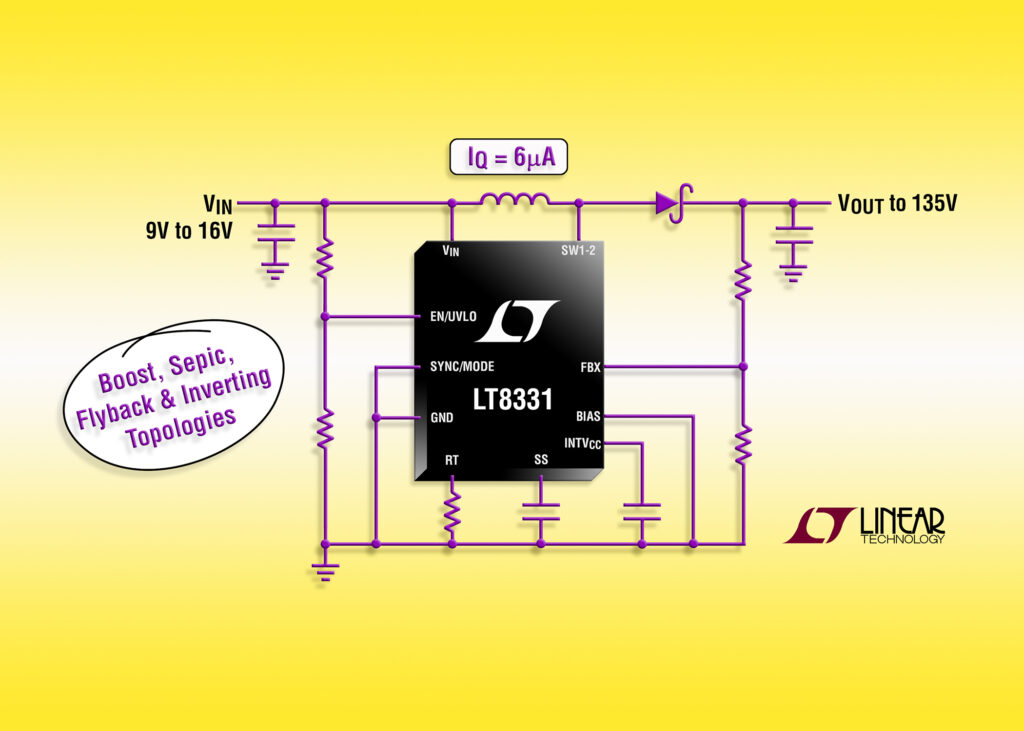 LT8331- Low IQ Boost/SEPIC/ Flyback/Inverting Converter