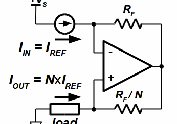 Precision programmable current source uses two ICs