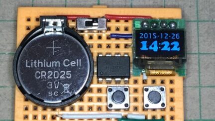 ATtiny OLED Watch Core