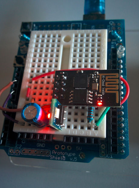 Cheap Arduino WiFi shield with ESP8266