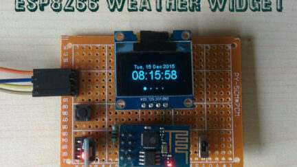 ESP8266 Weather Widget