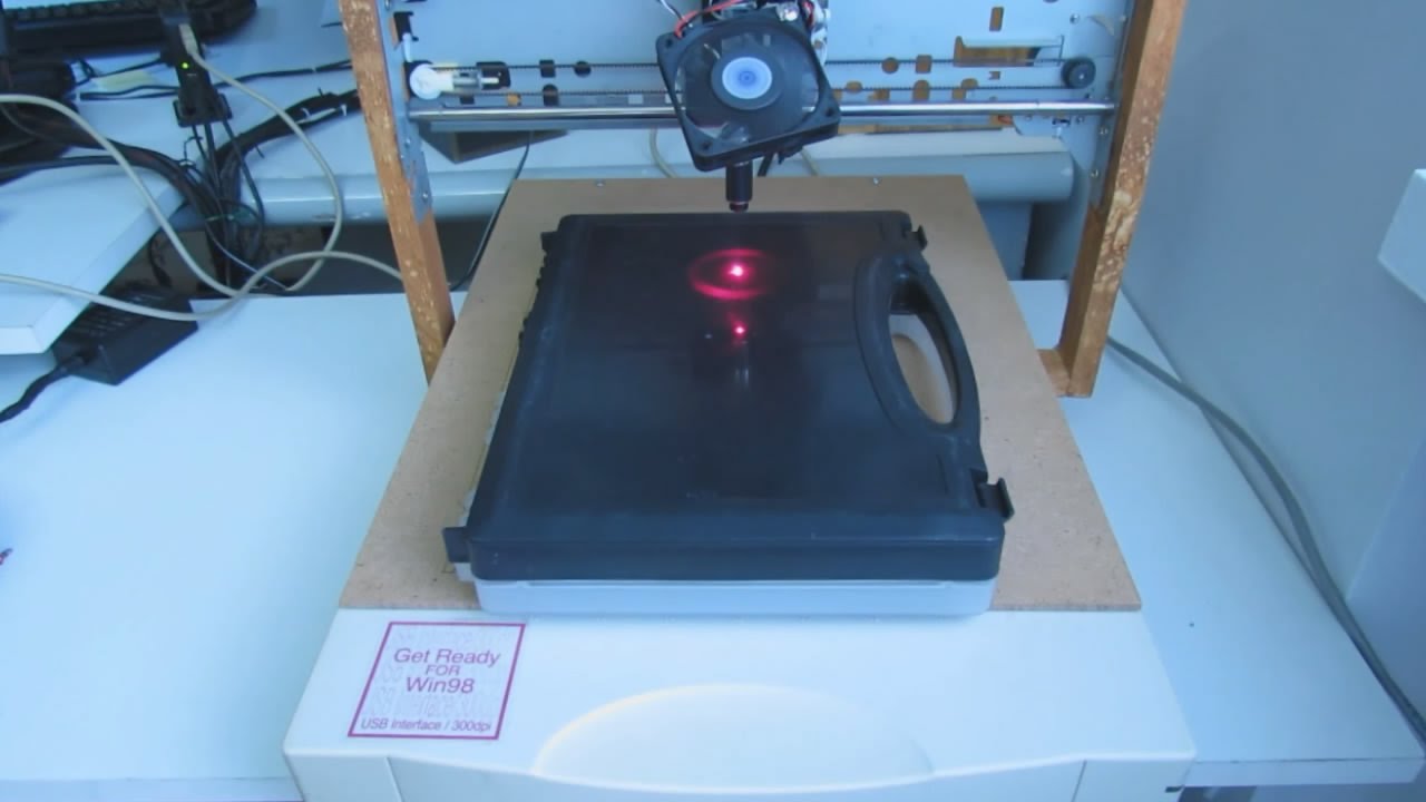 A DIY A4 Laser Engraver using ATmega328