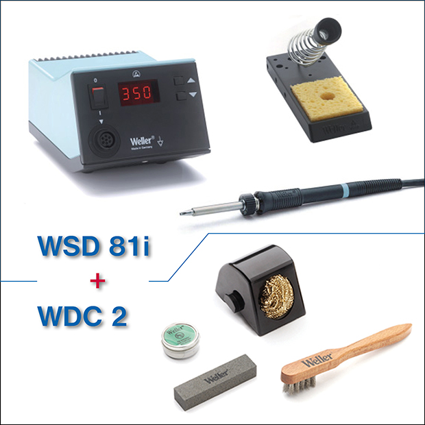 Weller WSD81i soldering station now with a cleaning set for free Weller WSD81i soldering station now with a cleaning set for free