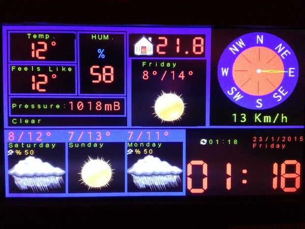 ESP8266/ESP32 Weather Station With TFT LCD(s) : 8 Steps