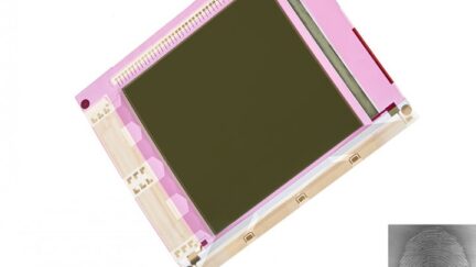 Plastic fingerprint sensor also detects underlining veins