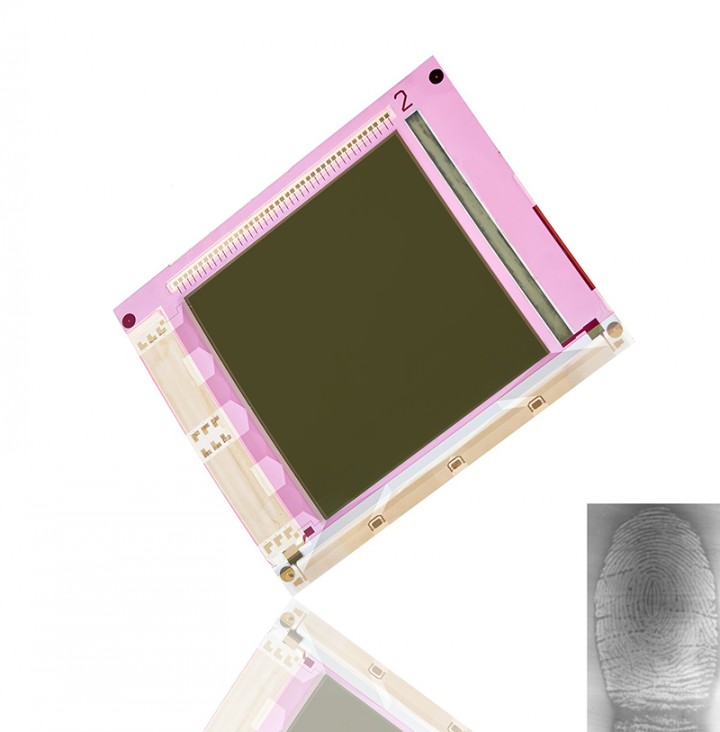 Plastic fingerprint sensor also detects underlining veins