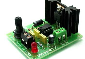 555 Based DC Motor Speed Controller