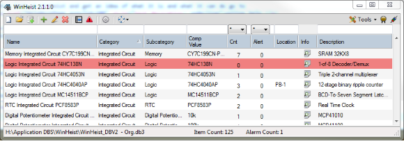 Hobbyist Electronic Inventory SysTem