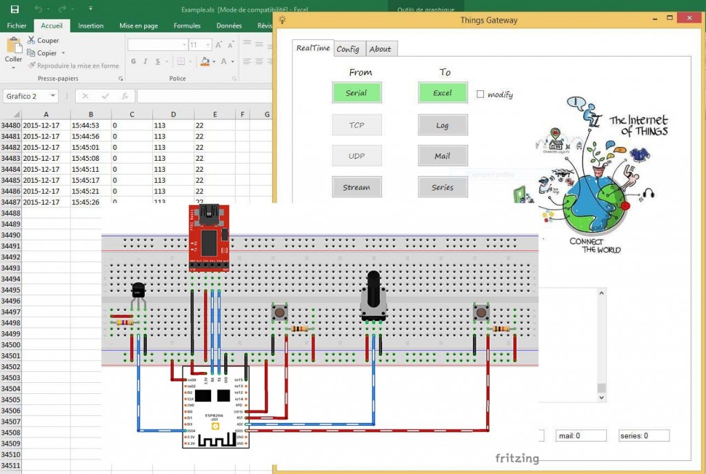 ESP8266 – Wireless Weather Station with Data Logging to Excel