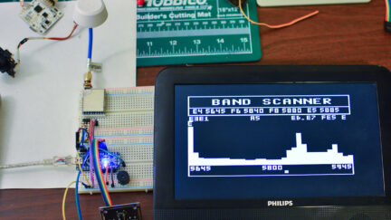 Arduino and RX5808 module spectrum analyzer