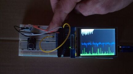 Arduino Analog Signal Graphing on a TFT