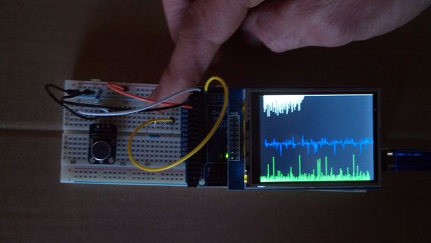 Arduino Analog Signal Graphing on a TFT