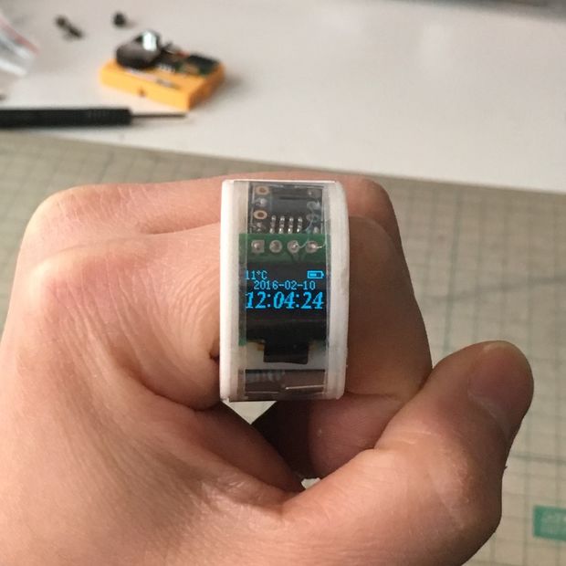 ATtiny85 Ring Watch