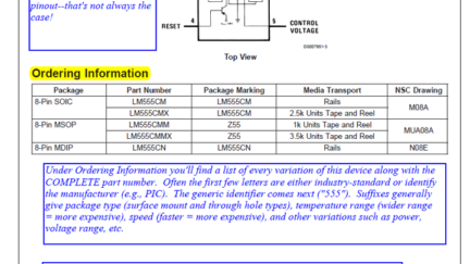 How to Read a Datasheet
