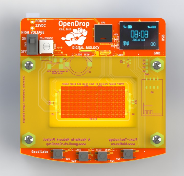 OpenDrop – Digital Microfludics Plattform