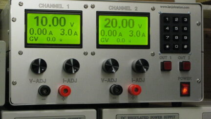 Home Built Bench Power Supply using ATMEGA328P