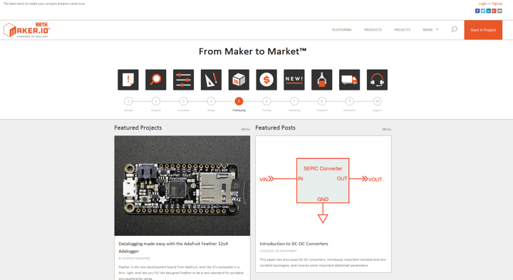 maker.io – a new website for DIY projects