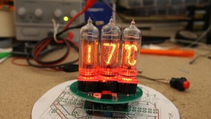 Nixie thermometer