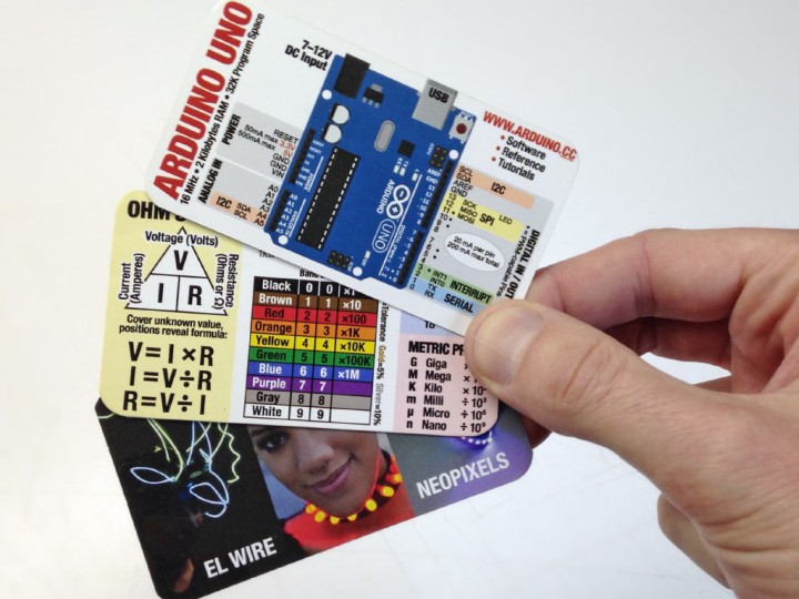 Electronics & Arduino Reference Cards