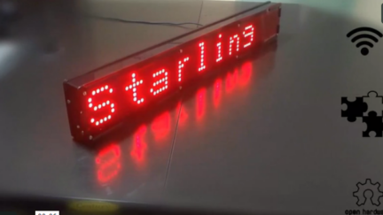 Starling – WiFi enabled LED Display
