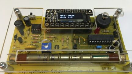 Wi-Fi and OLED Upgrade for MightyOhm Geiger Counter