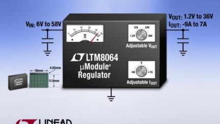 LTM8064 – 58VIN, 6A CVCC Step-Down μModule Regulator