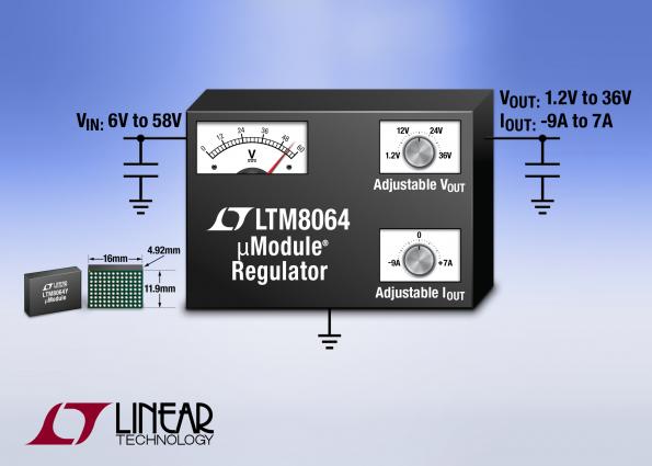 LTM8064 – 58VIN, 6A CVCC Step-Down μModule Regulator LTM8064 – 58VIN, 6A CVCC Step-Down μModule Regulator