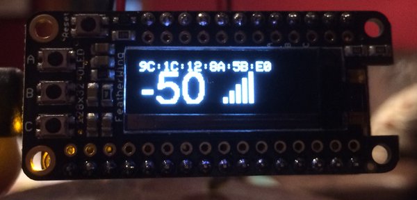 WiFi Signal strength indicator using ESP8266