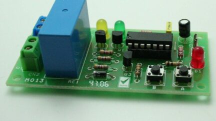 DC Motor Direction Controller with tact switches