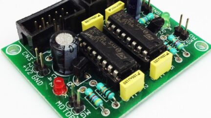 Dual DC Motor driver using two L293D