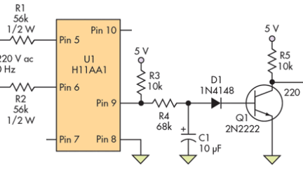 Isolated Circuit Digitally Indicates 120-/220-V Line Voltage