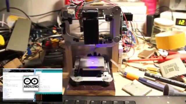 Arduino – Processing Laser CNC Project - Electronics-Lab