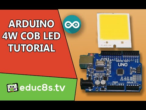 Control a High Power 4W COB LED with Arduino Uno