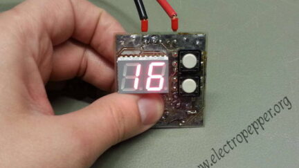 UP/DOWN counter with memory using PIC16F88